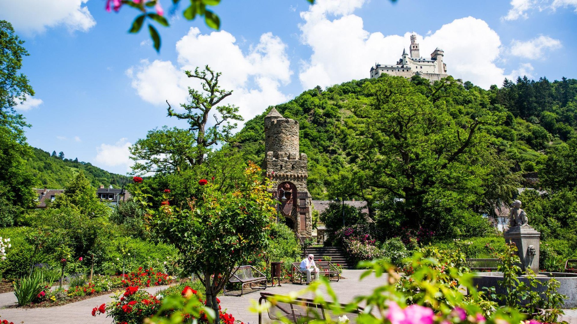 Blick auf Marksburg | &copy; Henry Tornow/Romantischer Rhein Tourismus GmbH