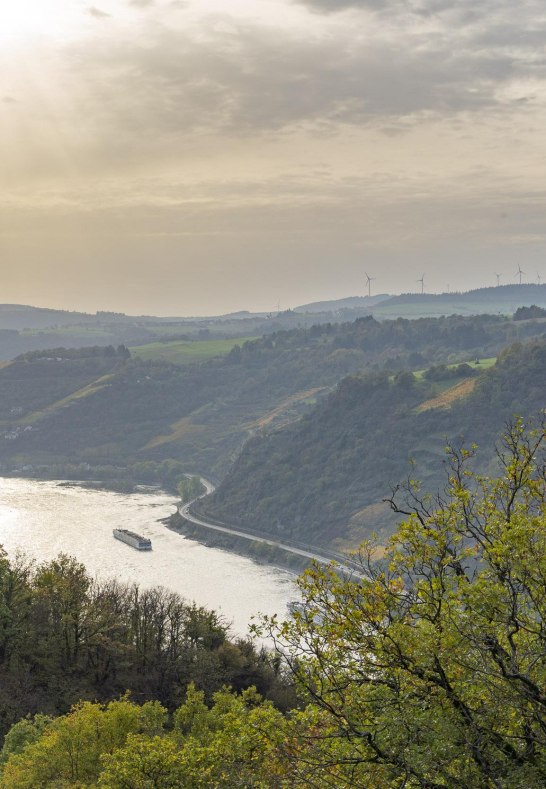 Ausblick Rheintal ohne Bank | &copy; Loreley Touristik GmbH