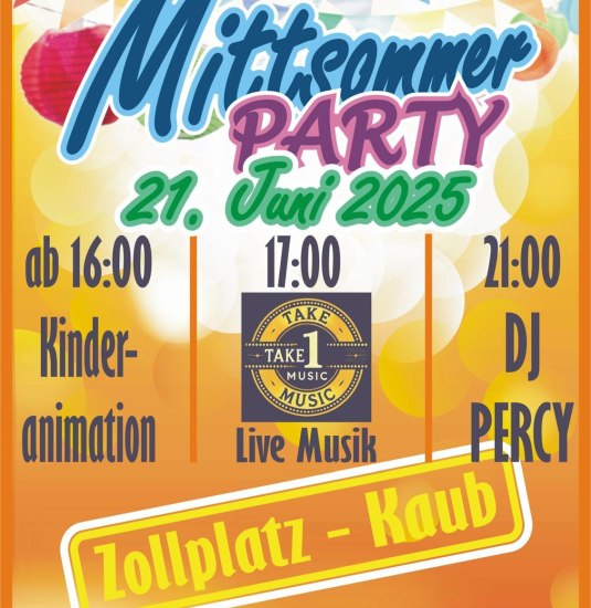 Mittsommer_Party | © Stadt Kaub
