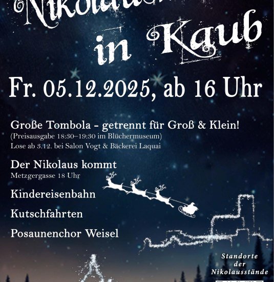 Plakat_Nikolausmarkt | © Stadt Kaub