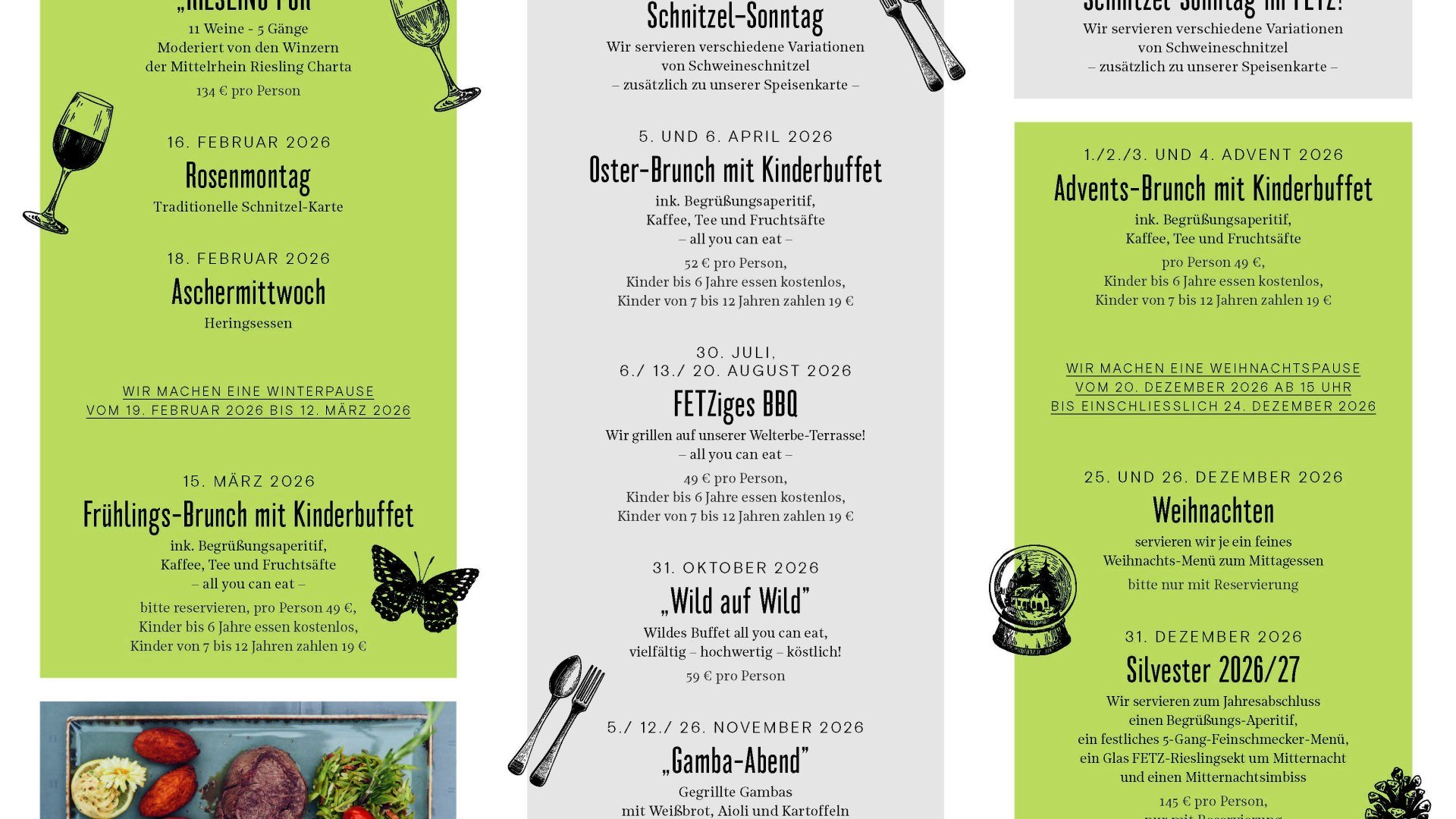 Veranstaltungen_Fetz_2026 | &copy; Loreley Hotel Fetz