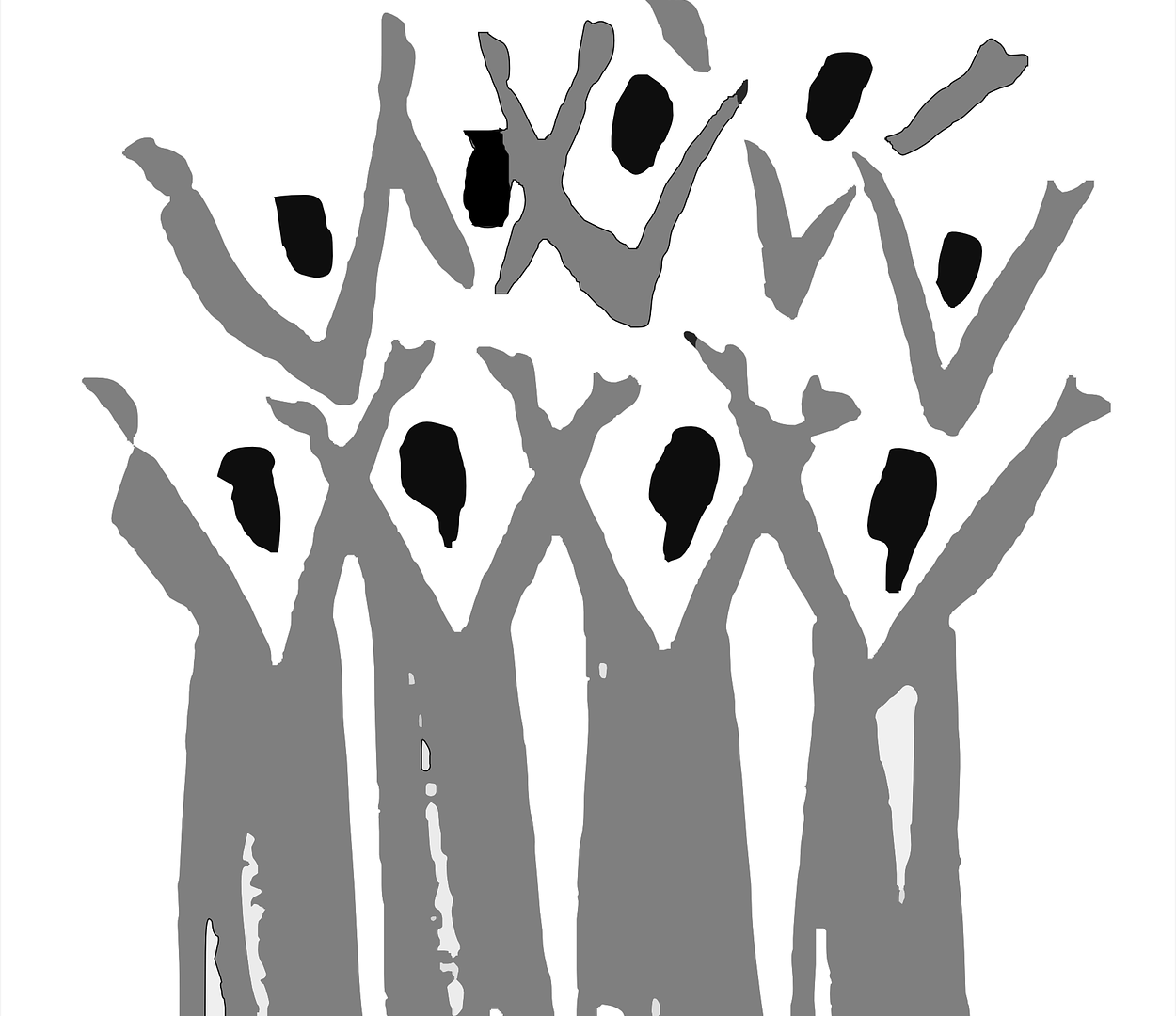 Kirchenchor Grafik | &copy;  Clker-Free-Vector-Images auf Pixabay