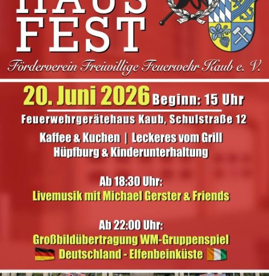 Gerätehaus Fest | © Feuerwehr Kaub Gerätehaus Fest | © Feuerwehr Kaub